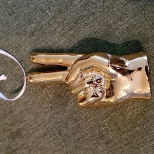 PEACE  Glass Ornament